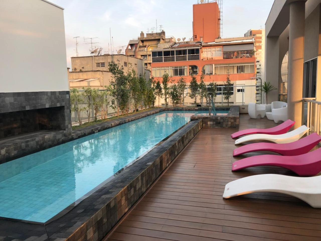 Moderno apto com piscina rua Augusta e Frei caneca San Paolo Esterno foto