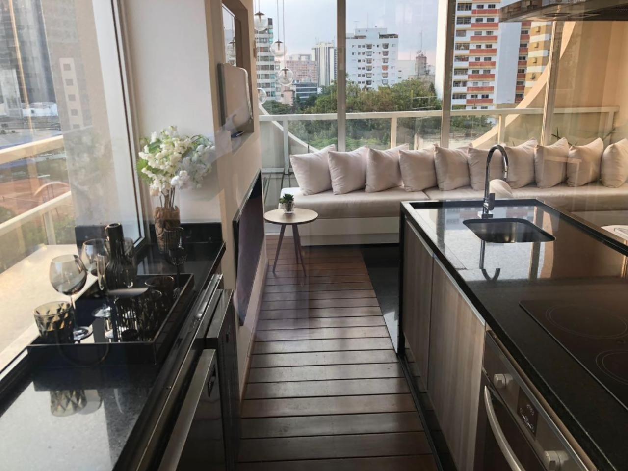 Moderno apto com piscina rua Augusta e Frei caneca San Paolo Esterno foto